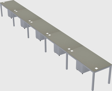 Rectangular desk