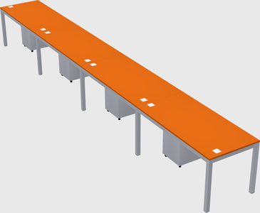 Rectangular desk