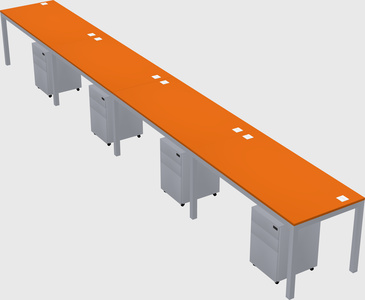 Rectangular desk