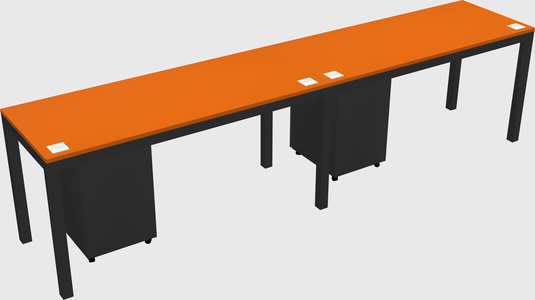 Rectangular desk