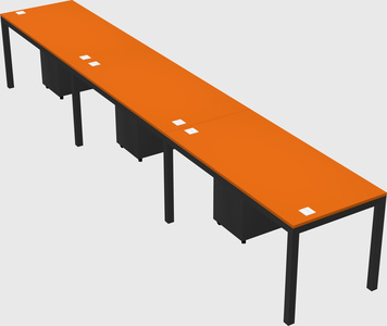 Rectangular desk