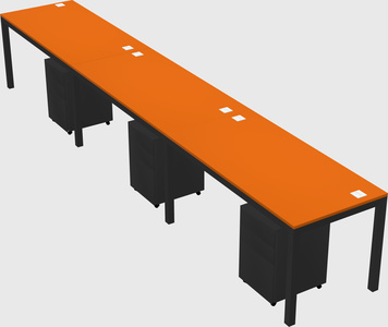 Rectangular desk
