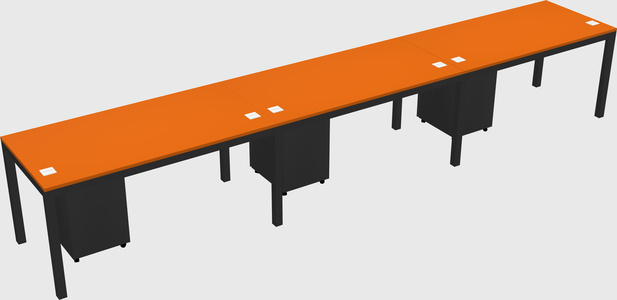 Rectangular desk