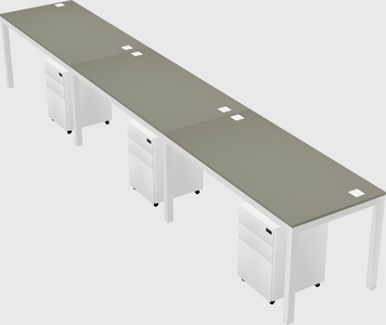Rectangular desk
