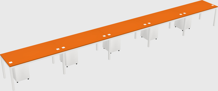 Rectangular desk