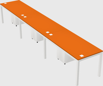 Rectangular desk