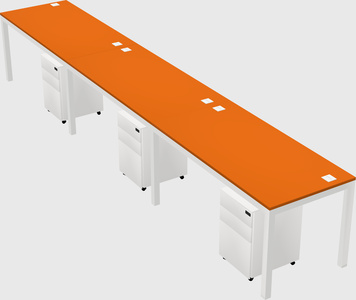 Rectangular desk