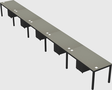 Rectangular desk