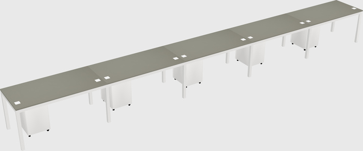 Rectangular desk