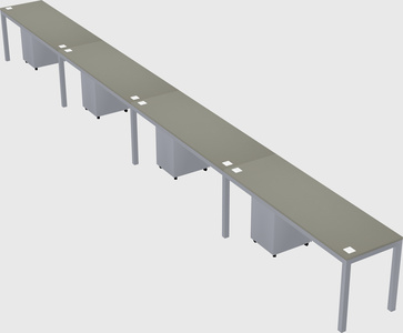 Rectangular desk
