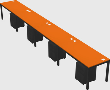 Rectangular desk