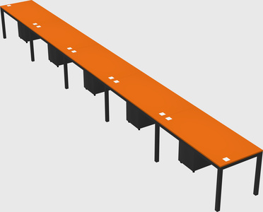 Rectangular desk