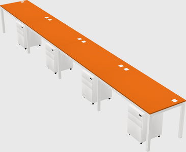 Rectangular desk