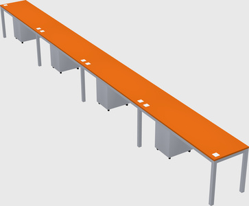 Rectangular desk