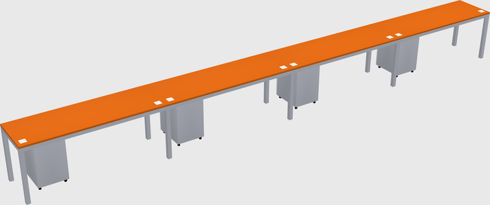 Rectangular desk