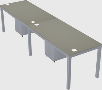 Rectangular desk