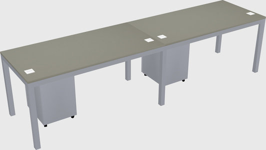 Rectangular desk