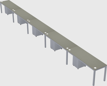 Rectangular desk