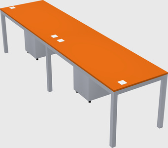 Rectangular desk