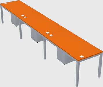 Rectangular desk