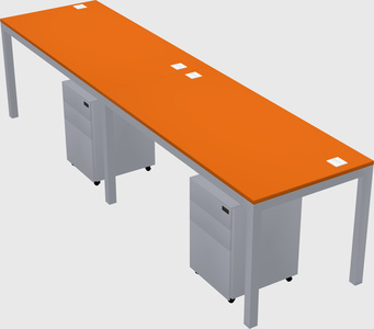 Rectangular desk