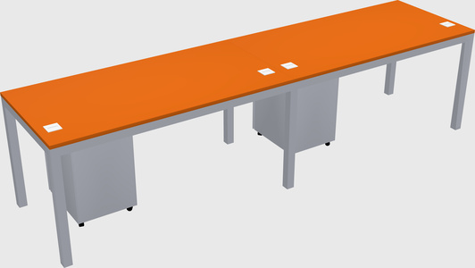 Rectangular desk