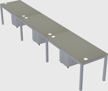 Rectangular desk