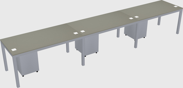 Rectangular desk