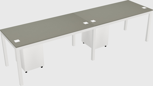 Rectangular desk