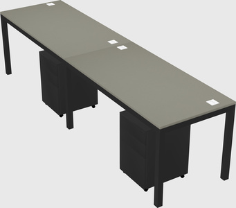 Rectangular desk