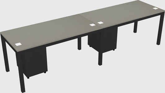 Rectangular desk