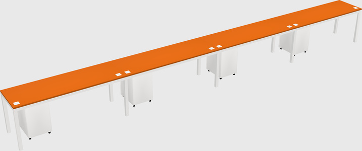 Rectangular desk