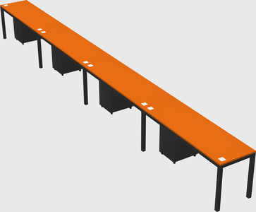 Rectangular desk