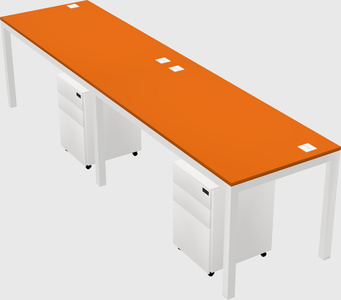 Rectangular desk