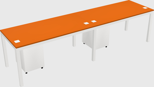 Rectangular desk