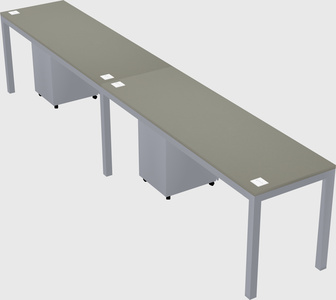 Rectangular desk