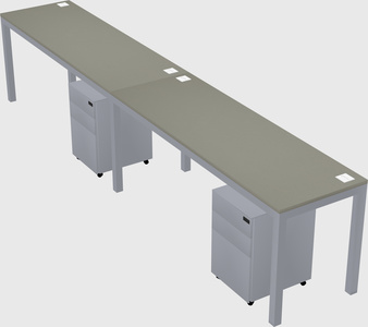 Rectangular desk