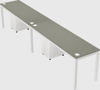 Rectangular desk