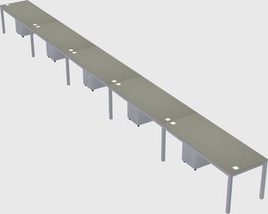 Rectangular desk