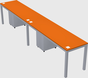 Rectangular desk