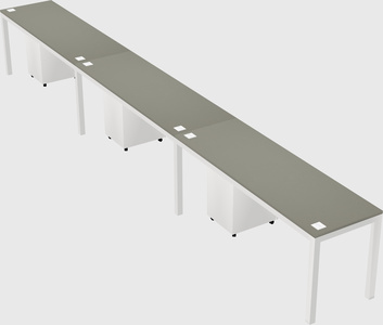 Rectangular desk
