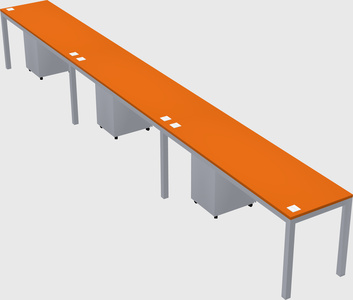 Rectangular desk