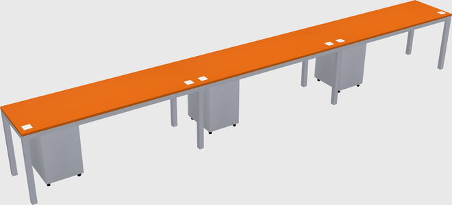 Rectangular desk