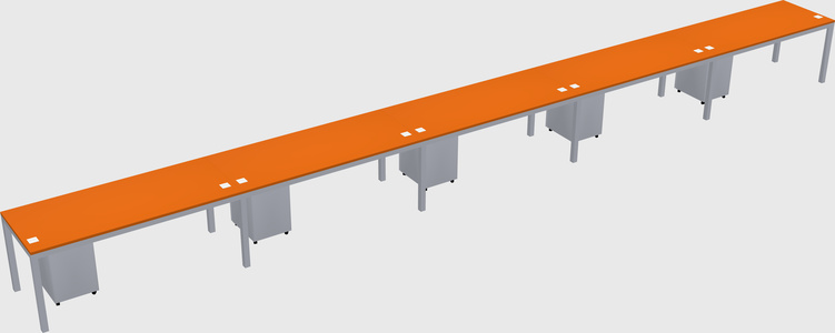 Rectangular desk