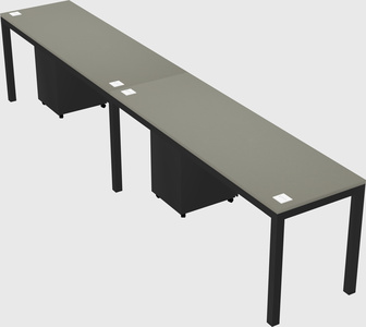 Rectangular desk