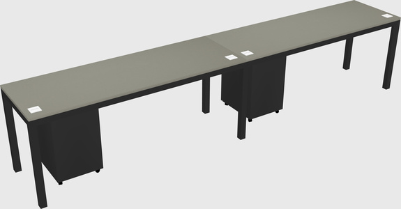 Rectangular desk
