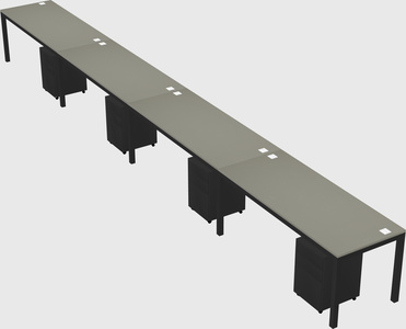 Rectangular desk