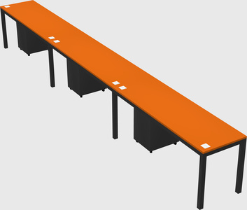 Rectangular desk