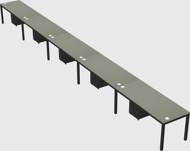 Rectangular desk