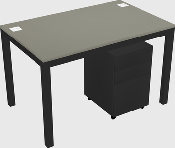 Rectangular desk